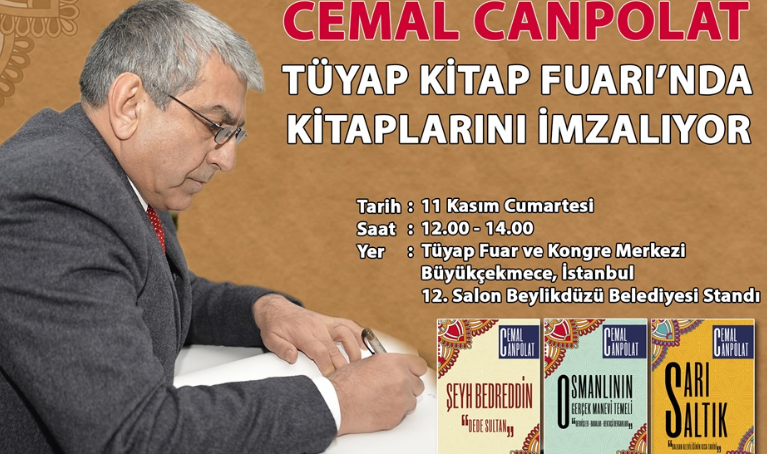 CHP İl Başkanı Canpolat, TÜYAP’ta Kitaplarını İmzalıyor