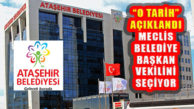 Ataşehir Belediye Meclisi Başkan Vekilini Seçiyor