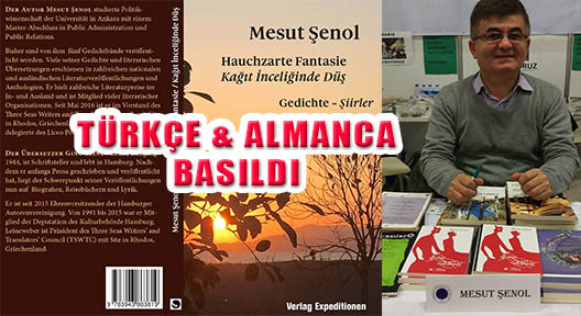 Ataşehirli Şair Mesut Şenol’un Kitabı 2 Dilde Basıldı