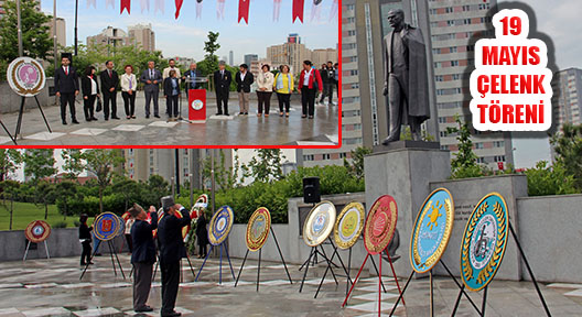 19 Mayıs’ta Ataşehir’de ‘Atatürk Anıtı’na Çelenk Sunuldu