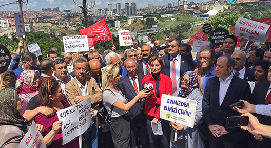CHP İstanbul’dan Kentsel Dönüşüm Mağdurlarına Destek