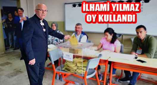 İlhami Yılmaz Şehit Mehmet Fidan’da Oy Kullandı