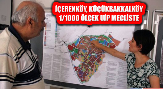 İçerenköy Küçükbakkalköy Uygulama İmar Planı Mecliste