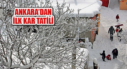 Mevsimin İlk Kar Tatili Açıklaması Ankara’dan Geldi