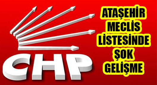 CHP Ataşehir’de Seçim Kurulu Adayı Listeden Çıkardı
