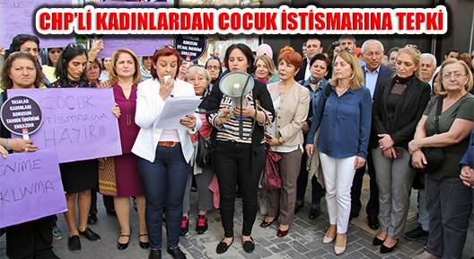 CHP Ataşehir Kadın Kollarından Çocuk İstismarına Protesto