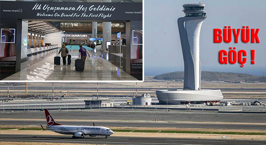 Büyük Göç Yaşanan İstanbul Havalimanı’nda Uçuşlar Başladı