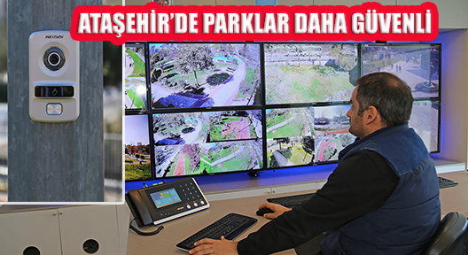 Ataşehir’in Parkları Daha Güvenli, 24 Saat Kayıt Altında