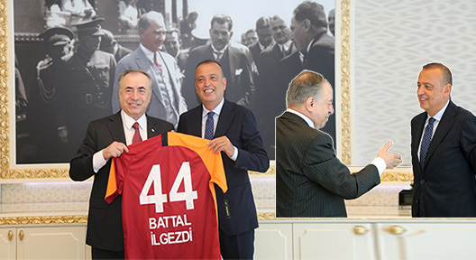 Galatasaray Başkanı Ataşehir Belediyesi’ni Ziyaret Etti