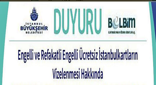 İBB’den İstanbulkart’ların Engelli Vizelemesi Açıklaması