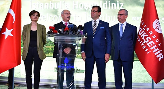 Kılıçdaroğlu İBB Başkanı Ekrem İmamoğlu’nu Ziyaret Etti