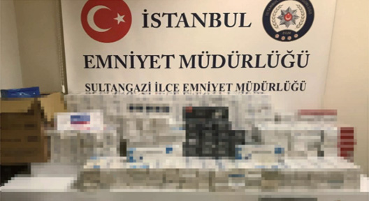 İstanbul Sultangazi’de Kaçak Sigara Operasyonu