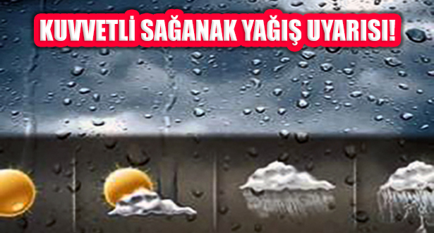 İstanbul ve Çevresine ‘Çok Kuvvetli Sağanak Yağış’ Uyarısı