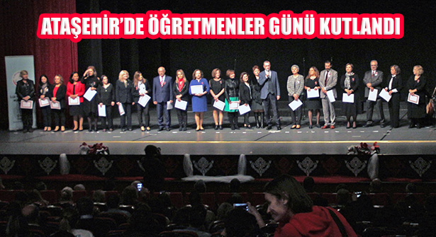 24 Kasım Öğretmenler Günü Ataşehir’de Kutlandı