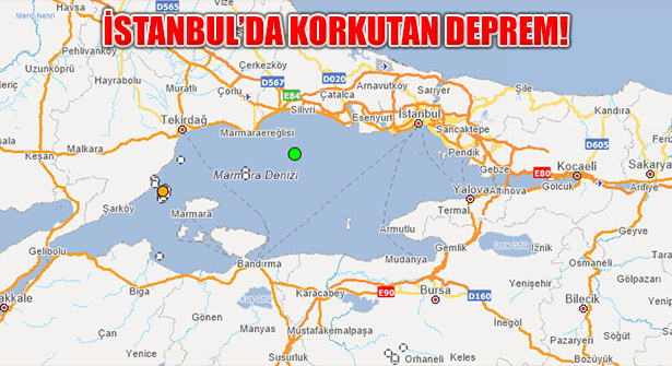 Son Dakika: İstanbulluyu Korkutan Deprem