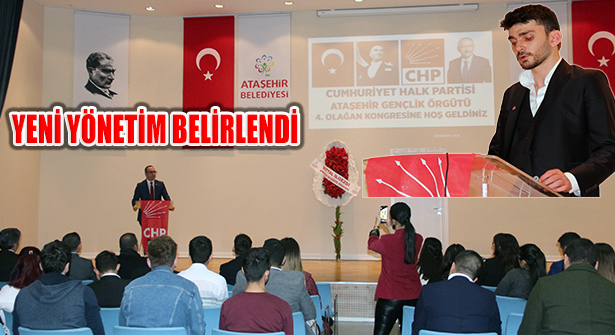 CHP Ataşehir Gençlik Kolları Kongresinde Yönetim Belirlendi
