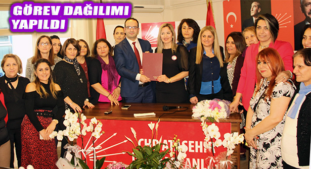 CHP Ataşehir Kadın Kolu Yönetiminde Görev Dağılımı