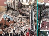 İstanbul Bahçelievler’de 7 katlı Hasarlı Bina Çöktü