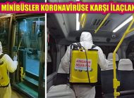 Ataşehir Belediyesi Minibüsleri Koronavirüs İçin İlaçladı