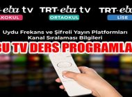 EBA Uzaktan Eğitim İlk, Orta Ve Lise TV Ders Programları
