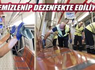 İstanbul’un Toplu Ulaşım Araçları Temizlenip Dezenfekte Ediliyor