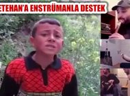 Erzurumlu Metehan’ın Videosuna Enstrümanla Eşlik Ettiler