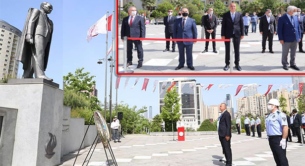 19 Mayıs Kutlamaları Atatürk’ün Manevi Huzurunda Başladı