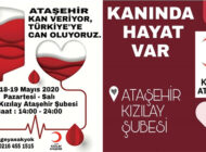Türk Kızılayı Ataşehir, ‘Ataşehir Kan Veriyor Türkiye’ye Can Oluyor’