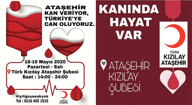 Türk Kızılayı Ataşehir, ‘Ataşehir Kan Veriyor Türkiye’ye Can Oluyor’