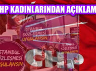CHP Ataşehir , ‘İstanbul Sözleşmesi Kırmızı Çizgimizdir!’