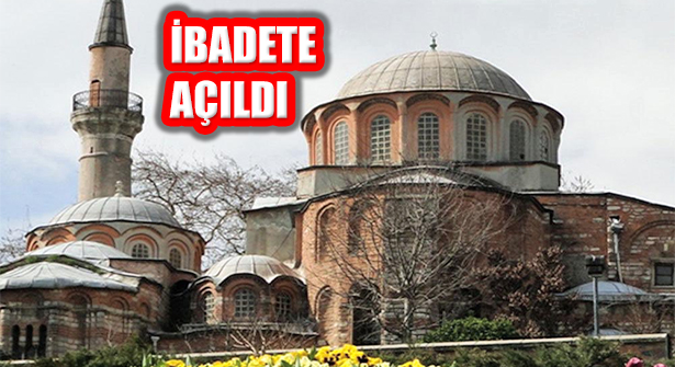 İstanbul’daki Kariye Camii Diyanet’e Devredildi İbadete Açıldı