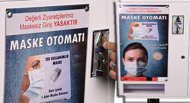 Koronavirüs Salgını Mücadelesinde Aksaklığa Çözüm ‘Maske Otomatı’