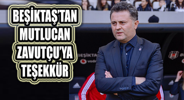 Beşiktaş Kadın Futbol Takımında Mutlucan Zavotçu’ya Teşekkür
