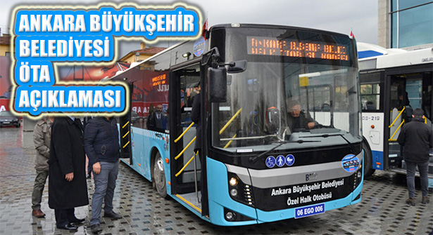 Ankara’da EGO Bünyesinde  Çalışan Özel Otobüsler Hatlardan Çekildi