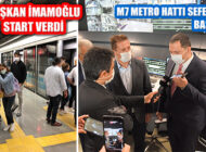 İmamoğlu, Mecidiyeköy – Mahmutbey Metrosu’na Hastaneden Start Verdi