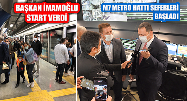 İmamoğlu, Mecidiyeköy – Mahmutbey Metrosu’na Hastaneden Start Verdi