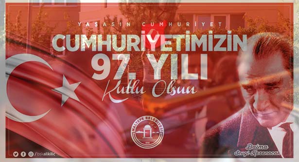 Cumhuriyet 97’inci Yılına Coşkulu Kutlama