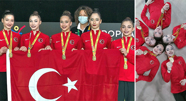 Cimnastik Grup Kadın Türk Milli Takımı Avrupa Şampiyonu