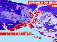 İstanbul Depremi Haritası:  En Çok Etkilenecek Bölge