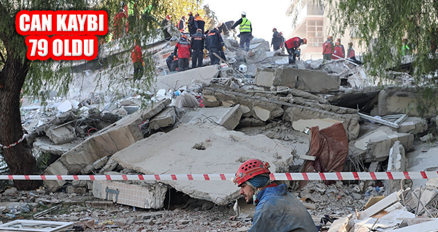 İzmir Depreminde Can Kaybı 79’a Yükseldi