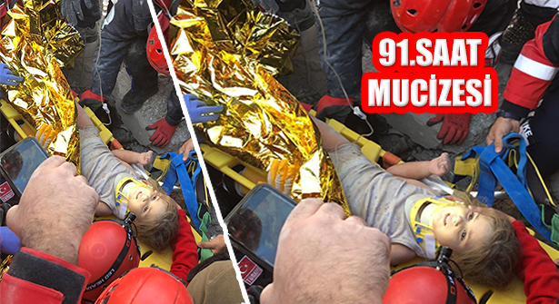 İzmir Depreminde 91 Saat Sonra Mucize Gerçekleşiyor