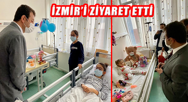 İmamoğlu’ndan İzmir Depreminin Simge Bebekleri Ayda ve Elif’e Ziyaret