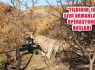 Bitlis İlinde Yıldırım-16 Sehi Ormanları Operasyonu Başladı