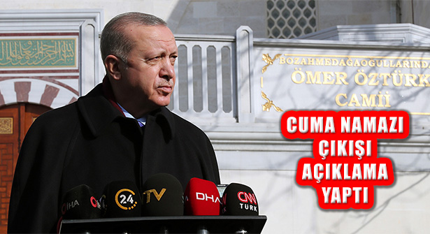 Cumhurbaşkanı Erdoğan Cami Çıkışı Gündemi Değerlendirdi