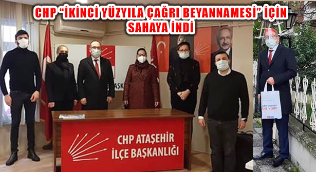 CHP Ataşehir Eş Zamanlı Sahada: ‘Sen Varsan Biz Varız’