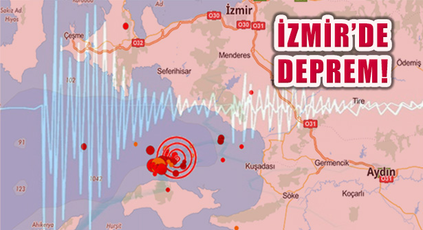 Ege Denizi Seferihisar Açığı Merkezli Deprem İzmir’i Korkuttu
