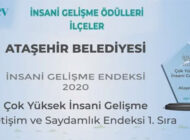 Ataşehir Belediyesi’ne Çok Yüksek İnsani Gelişme Ödülü