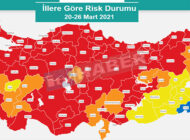 Kovid 19 Pandemisinde Kırmızı Alarm: Risk Haritası Kırmızı