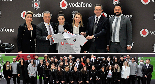 Vodafone Beşiktaş Kadın Futbol Takımı Sponsoru Oldu