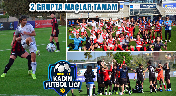 Turkcell Kadın Futbol Ligi A ve B Grupları Maçları Tamamlandı